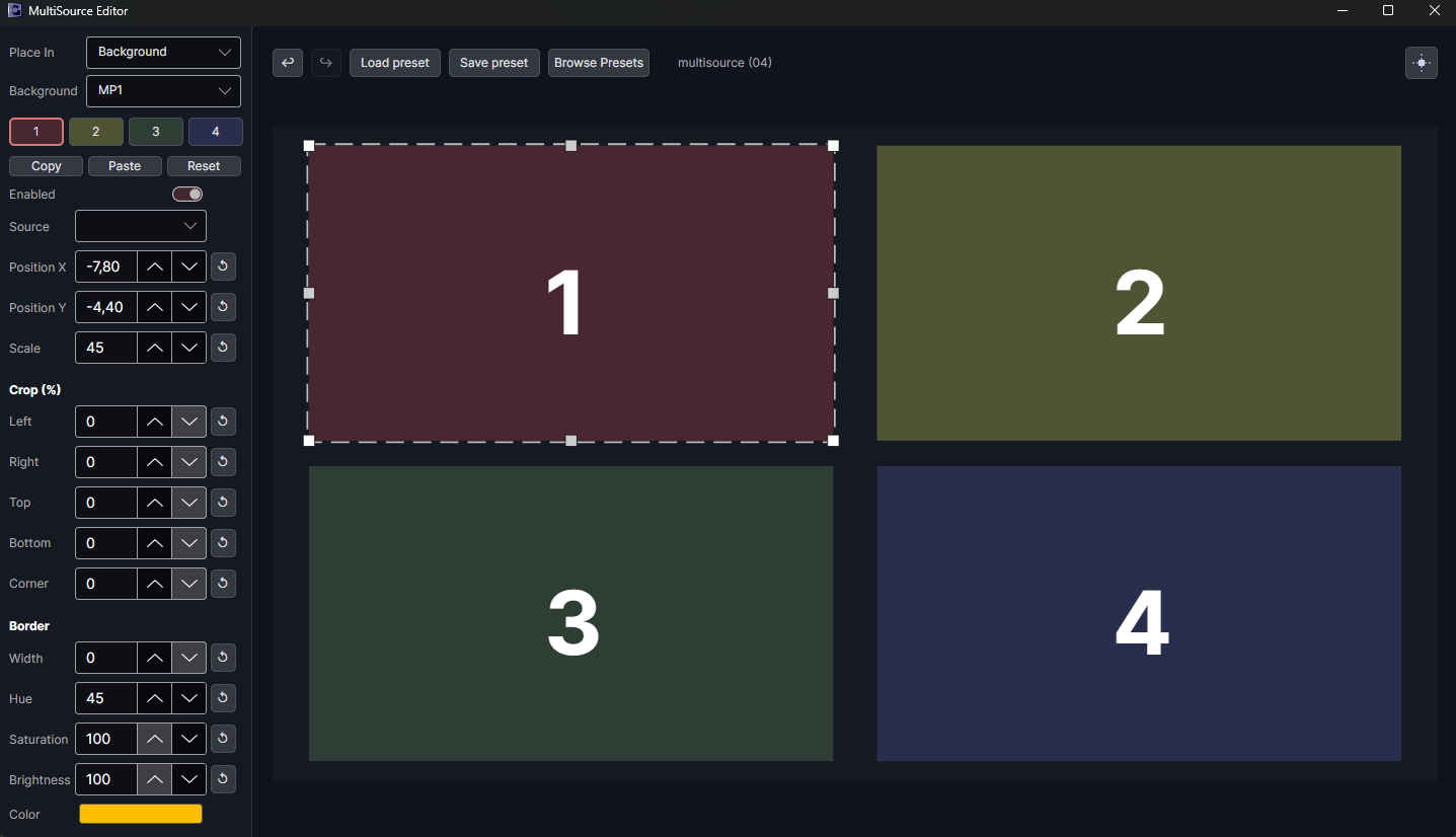 GoStream Multisource Editor