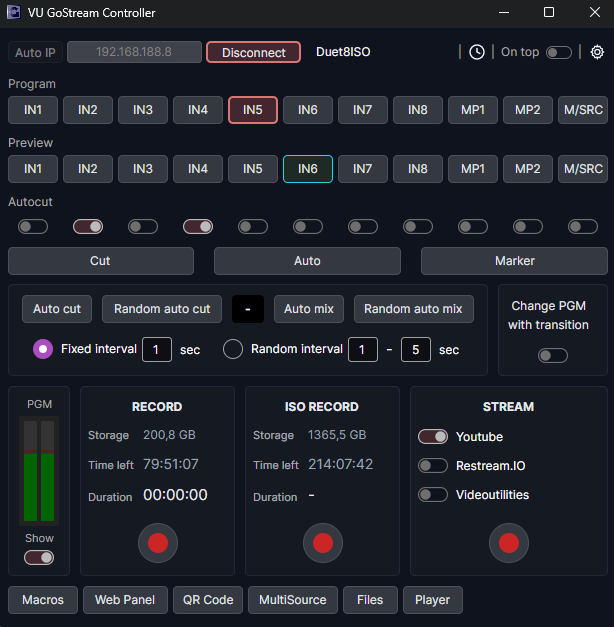 GoStream Controller